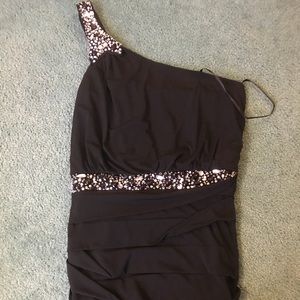 Black cocktail dress